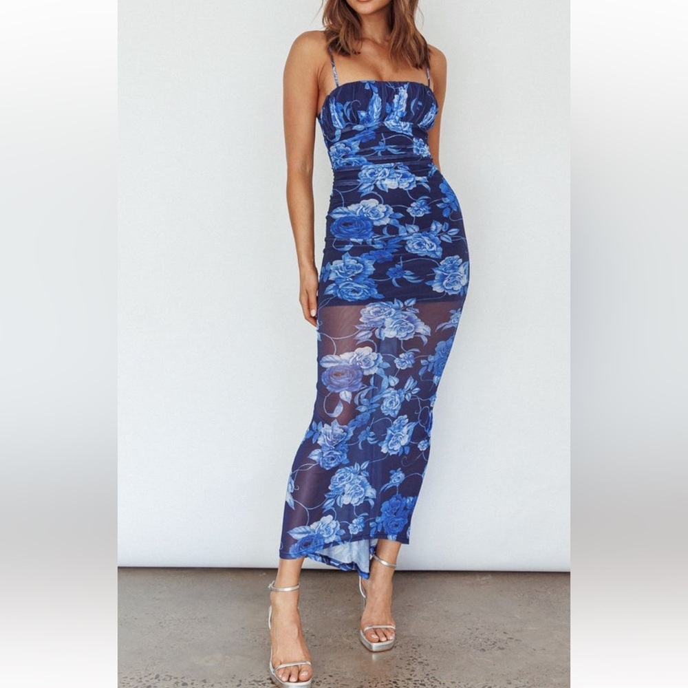 Floral Sheer Dress